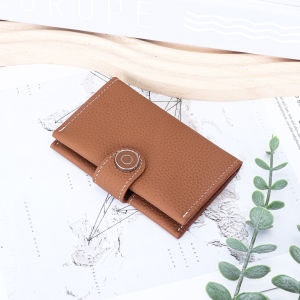 Genuine Genuine Leather Card Holder Drivers License Storage Bag First Layer Cowhide Multi-Card Slot Design High-End Business Card Coin Pur
