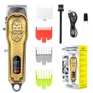 【COD】 Alat Cukur Rambut Elektrik Hair Clipper Alat Potong Rambut Cliper Rambut Naga Emas Cordless Professional pemotong rambut Original