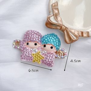 [SG] Large Blings Hello Kitty Sanrio Minnie Princess Alligator Clip Hair Clip Hair Accessories