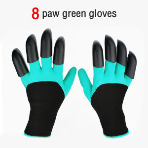 Gardening gloves with claws for planting vegetables and flowers digging gloves prickly protection latex one pair of gloves
