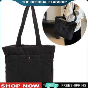 【New Arrival】 กระเป๋าสะพายสุภาพสตรีปักเป้าสีทึบฤดูหนาวปักเป้ากระเป๋าความจุขนาดใหญ่ที่เรียบง่ายถุงเมฆแฟชั่นสำหรับงานปาร์ตี้การเดินทางทำงาน