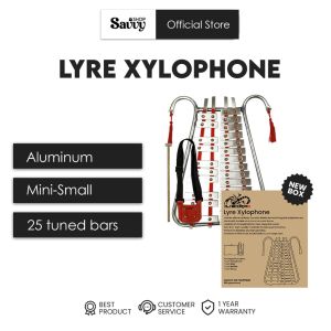 DJ Scorpio Lyre Xylophone - (Mini Small) with Free Bag Lyre Beater Strap Musical Instrument - SS[Fast Shipping]
