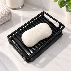 Drainage Soap Dish Self-Draining Soap Holder Quick Dry No Mess Bathroom Accessory