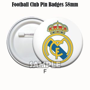 Lencana Butang Pin Football Club Pin Button Badge 58mm