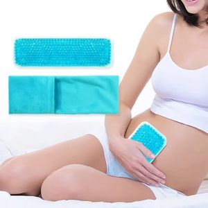 INTOONE Flexible Gel Bead Perineal Cooling Pad  Cold Dual Use Reusable Postpartum Cooling Pad Portable Skin Friendly Maternity Pad Natural Birth Recovery