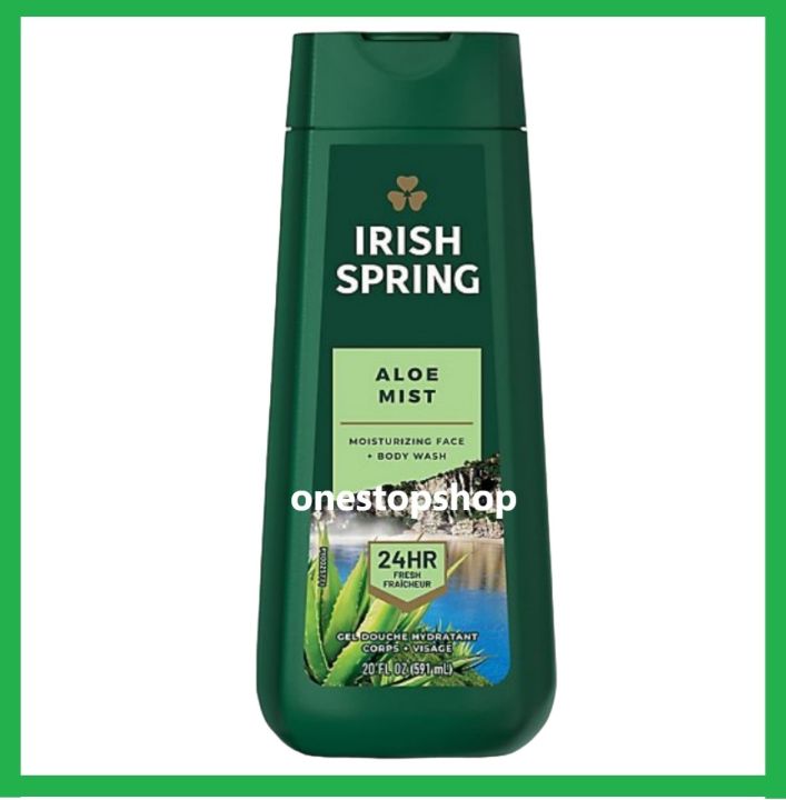 Irish Spring Aloe Mist Body Wash 591mL Lazada PH