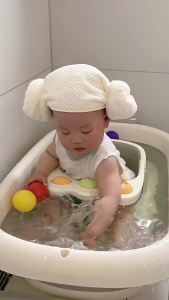 # Backtoschool MOREFEEL Ghế tắm cho bé từ 6 tháng tuổi trở lên Ghế chống trượt cho trẻ nhỏ kèm 3 đồ chơi tắm Nhiệt kế đo nhiệt độ theo thời gian thực Đế hút chân không Đệm mềm cho bồn tắm trẻ sơ sinh Đồ dùng an toàn vui nhộn cho bé