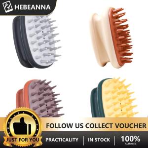 hebeanna Silicone Shampoo Head Scalp Massage Brush Silicone Body Brush Hair Washing Comb Bath Shower Brush Massage Brush Hair Brush