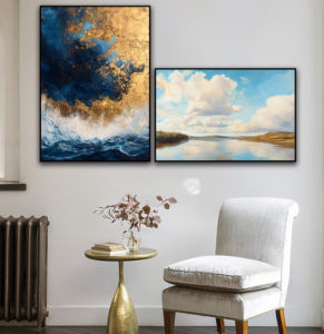 HIMALAYA35*50 Bedroom Dining Room Living Room Office Hotel  Commission set Paintings DESIGN