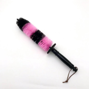 SKJK Long Handle Auto Wheel Cleaning Brush Soft Bristles Detailing Design Rim Tire Detailing Brush Auto Detailing Extended Handle Long Soft Cleaning Brush Car Cleaning
