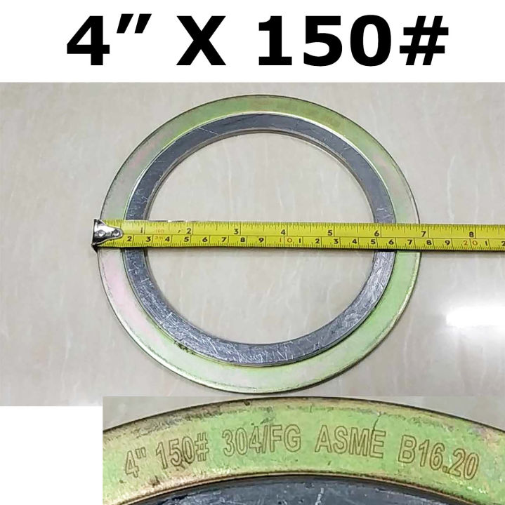 FLEXITALLIC GASKET 4" X 150 SPIRAL WOUND GASKET 304/FG ASME B16.20