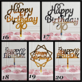 ✅Arturo BD050 Acrylic Happy Birthday Cake Topper Party Decoration Cake Flag Happy Birthday-Edison Shop. 