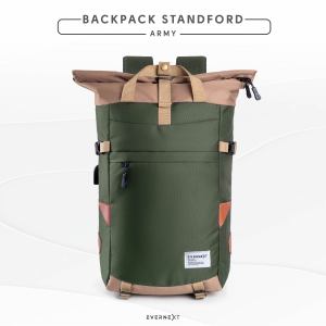 EVERNEXT - TAS RANSEL PRIA WANITA TAS PUNGGUNG LAPTOP BACKPACK STANFORD TAS KULIAH PRIA WANITA