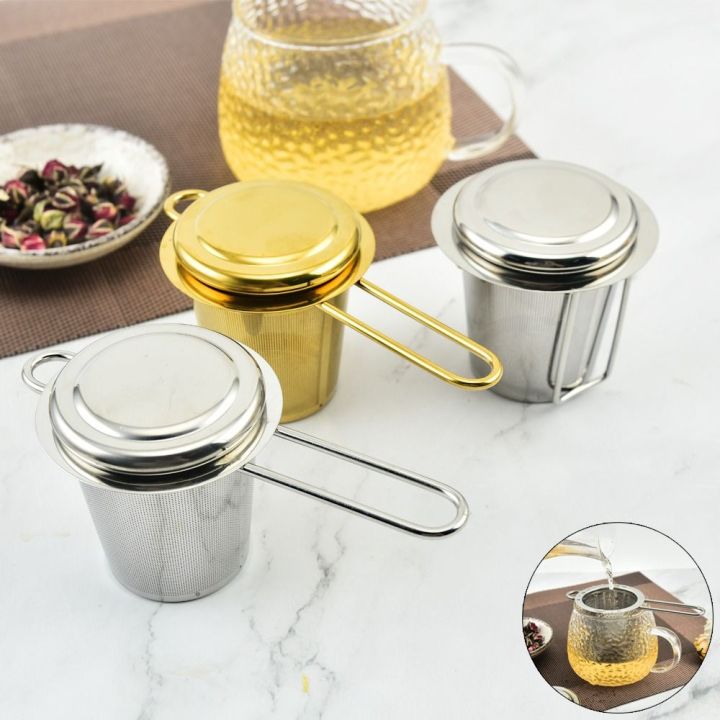 MANEI Có Nắp Dụng cụ pha trà treo Tay cầm gấp Tái sử dụng Bộ lọc gia vị ...