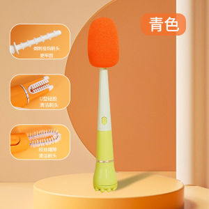 Household threeinone crevice brush Long handle cup cleaning tool