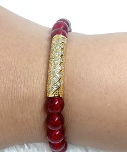 MGF XUPING gelang tangan wanita gelang xuping gelang kristal pecah kaca