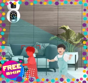 Camera 2 Mắt Độc Lập IPC360  2MP ống kính kép màn hình đôi - Hàng Chính Hãng