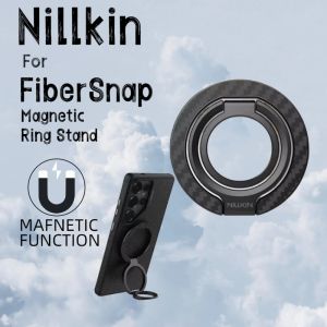 NILLKIN FiberSnap Magnetic Ring Stand for iPhone 16 15 14 13 12 Pro Max Strong Magnet Holder for SamsungS25 S24 S23 S22 S21Ultra