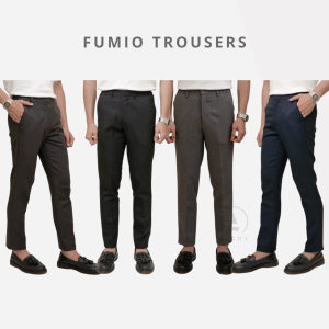 ALARY - Celana Bahan Formal Pria Fumio