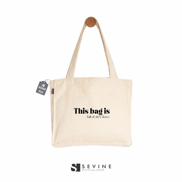 Tote discount bag kanvas