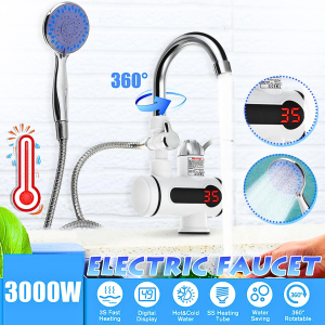 READY PBIBAY Kran Keran Pemanas Air elektrik listrik + shower dapur kamar mandi wastafel 3000W