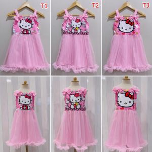 เดรสคิตตี้ สายเดี่ยวโบว์คู่ [113]