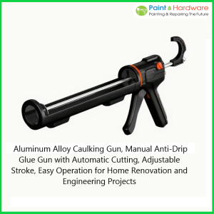 ปืนยิงซิลิโคน อลูมิเนียมอัลลอย พร้อมระบบ Anti-drip mode บีบง่าย และให้เส้นยาแนวสม่ำเสมอ เหมาะสำหรับงานหนัก งานโครงสร้าง งานปรับปรุงบ้าน