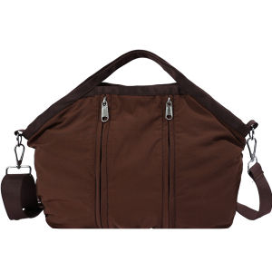 Lightweight Water Repellent Nylon Crossbody Tote Bag for Women Korean Minimalist Casual Handbag Large Capacity Travel Sling Bag Adjustable Strap Simple Daily Commuter Shoulder Bag Ladies Multi Purpose Bag