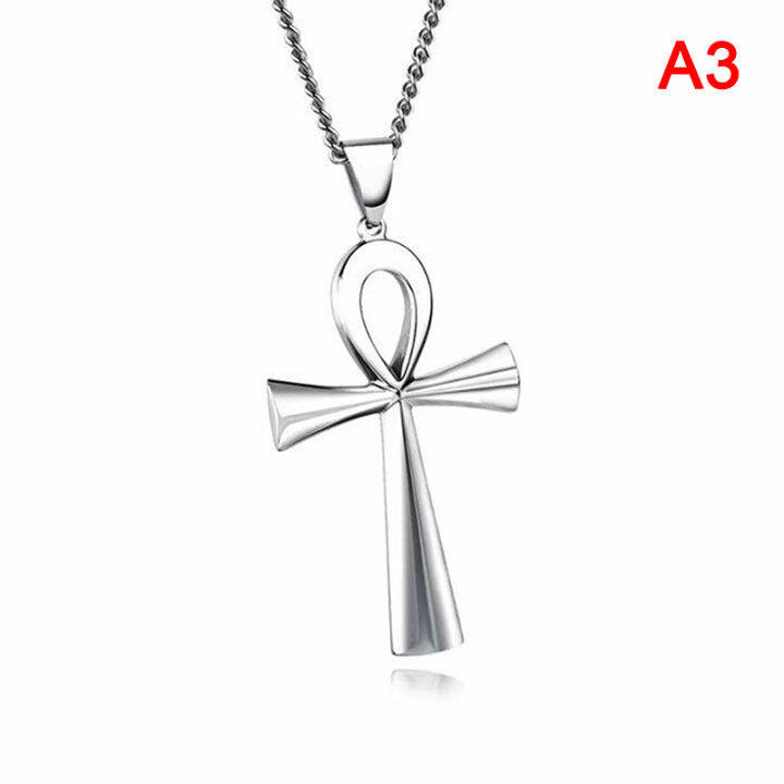 BAREN Pendant Egyptian Ankh Crucifix Necklaces Pendants Jewelry Gifts ...