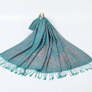 UNIITY Phong cách dân tộc Khăn dệt hoa nữ In cotton Mềm Khăn choàng dài Thường ngày Ấm áp mùa đông Khăn Quàng tua rua