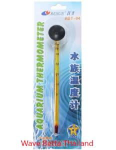 ปรอทตู้ปลา RESUN Thermometer (เทอร์โมมิเตอร์สำหรับวัดอุณหภูมิในตู้ปลา)