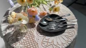 ช้อนส้อม ชุดช้อนส้อม ช้อน ส้อม สแตนเลส ช้อนส้อมสวยๆ ช้อนสแตนเลส แบบหนา เกรดโรงแรม 12คู่