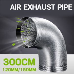 300cm Length 120mm/150mm Diameter Flexible Extended Air Vent Exhaust Hose