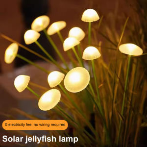 Kangle 【🔥hot】โคมประดับ ไฟ LED พลังงานแสงอาทิตย์ 6/8/10LED โคมไฟแมงกะพรุน ไฟตกแต่งกลางแจ้ง