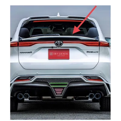 Toyota harrier 2020 xu80 mid spoiler rj design