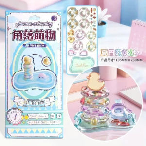 Hình Dán Nổi 3D Pha Lê DIY Dựng Hình Tiểu Cảnh Trang Trí Bàn Học Đồ Chơi Giáo Dục Cho Bé Đáng Yêu