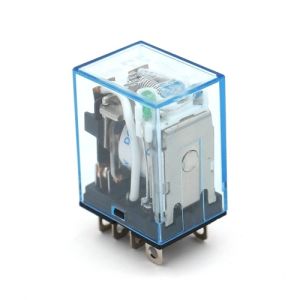 SeasBoat AC220V DC12V/24V 10A 8PIN Coil Power Relay Electronic Mini Electromagnetic Relay Module DPDT LY2NJ With Socket Base