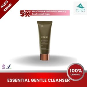 Amura Essential Gentle Cleanser dengan Bahan Alami untuk Menyegarkan & Membersihkan Wajah (100ml)