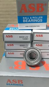 Bearing ASB 6000 ZZ 6000ZZ Kelahar Bering Laher lahar Harga Satuan / 1Pcs