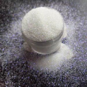 Glitter White kilau Ungu Halus 5gr/ 50gr untuk finishing white henna atau nailart