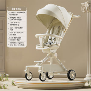 Bosc 2 Arah Stroller Bayi Multifungsi Traveling Portable Kereta Dorong Baby Stroller Bayi Lipat