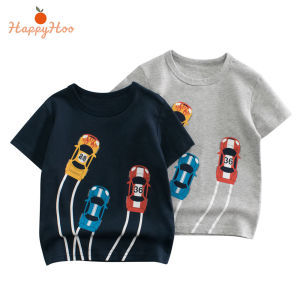 HYO Boys T-shirts Boys car T-shirts Older childrens T-shirts Short-sleeved T-shirts Childrens T-shirts Boys clothes