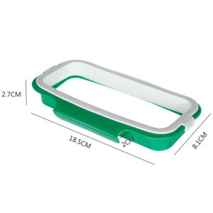 Cupboard Door Back Hanging Trash Rack Storage Kitchen Garbage Rubbish Bag Can Holder Hanging Kitchen Cabinet Trash Rack