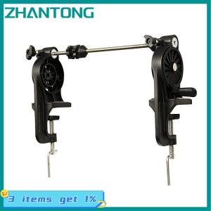 ZHANTONG เครื่องม้วนสายเบ็ดตกปลาแบบพกพาเครื่องม้วนเอ็นตกปลาแบบปรับได้เครื่องม้วนสายเบ็ดสำหรับแท่งหนา บาง
