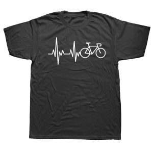 Cycling Art Road Bike Rider Bicyclist Funny T-Shirt Short Sleeve Humor Streetwear Tee Loose Fit Clothing for Men And Women