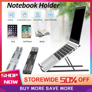Laptop Stand Foldable Laptop Holder 5 Steps 9-17.3 Inch Aluminium Alloy Computer stand Portable Foldable For Laptop/PC Notebook Laptop accessories Laptop Stand Bracket Foldable 电脑支架