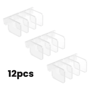 4/8/16 PCS Refrigerator Storage Partition Board Retractable Plastic Divider Home Storage Splint Kitchen Fridge Bottle Can Organizer Shelf Freely Adjustable Refrigerator Side Door Box Separator