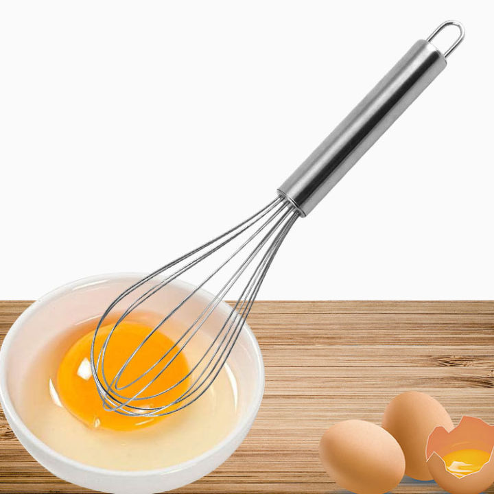 Thick 8wire stainless steel handle mixermanual egg beaterused