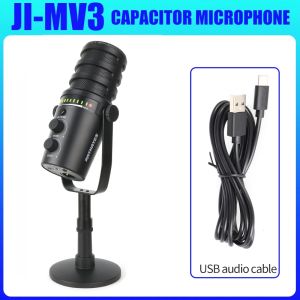 RAYHAYES JI-M10 RGB USB Microphone Gaming Mic condenser microphone  for pc