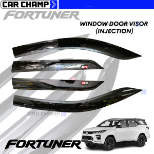 Toyota Fortuner 2016 to 2026 OEM / NJECTION Window Door Rain Visor Thailand Quality Car Accessories